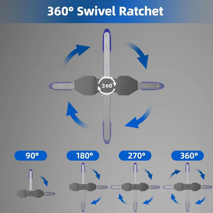 Brake Caliper Piston Press Tool – 360° Ratchet